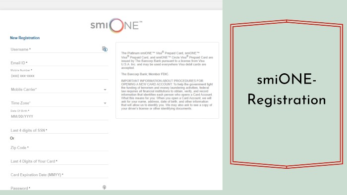 smiONE-Registration